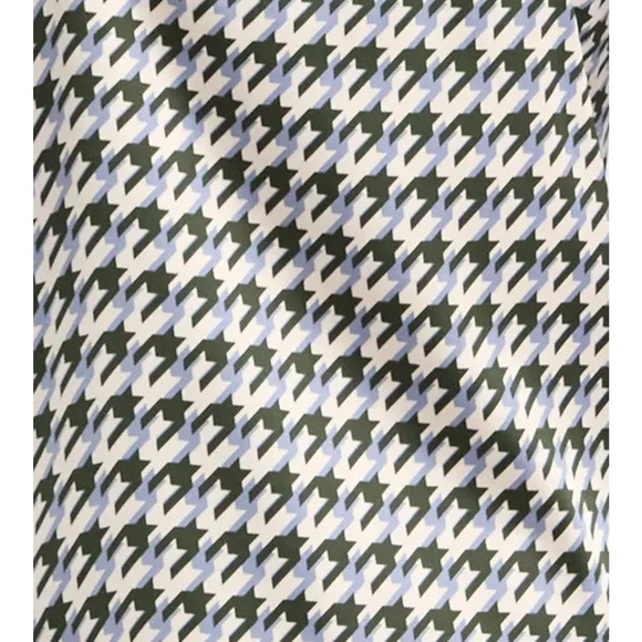 Scoop Womens V-Neck Cami Green Houndstooth Pullover Adjustable Size L (12-14) - Picture 5 of 7